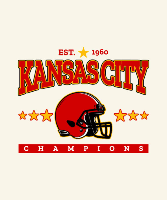 Big Game-Inspired T-Shirt Design Maker Featuring a Popular Football Team