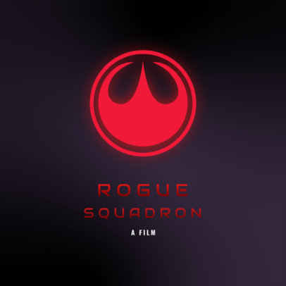 Logo Creator for a Star Wars-Inspired Shop Featuring an Emblem