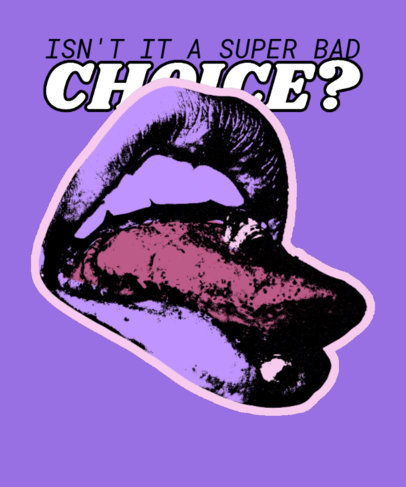 T-Shirt Design Creator Featuring an Olivia Rodrigo-Inspired Song Lyrics