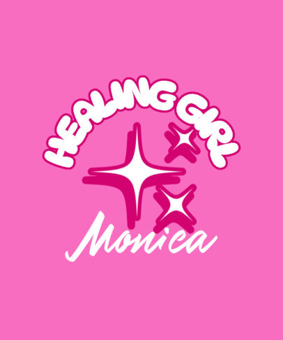 T-Shirt Design Creator Featuring a Healing-Themed Phrase ED-6856j