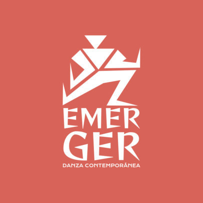 Contemporary Logo Template for a Professional Dance Academy