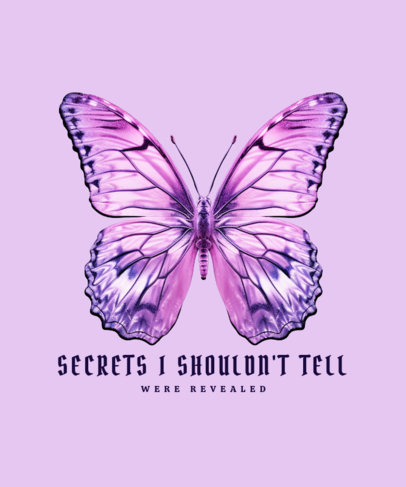 Merch T-Shirt Design Generator Featuring a Quote Inspired by Olivia Rodrigo