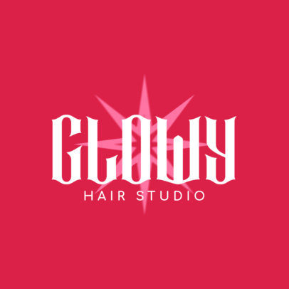 Logo Template for a Hair and Beauty Studio