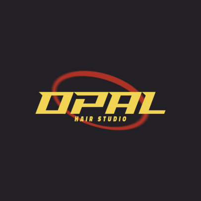 Hair Studio Logo Maker Featuring a Modern Aesthetic