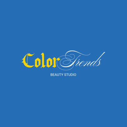 Modern Logo Creator for a Hair Beauty Studio