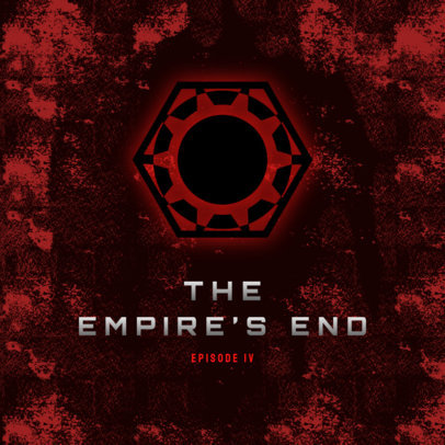 Galactic Logo Template for a Store With Star Wars References