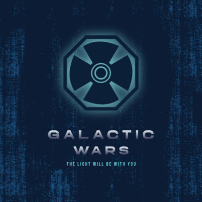 Logo Maker Featuring a Star Wars-Inspired Emblem for a Geek Store Brand
