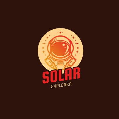 Online Logo Maker Featuring an Astronaut Helmet Graphic