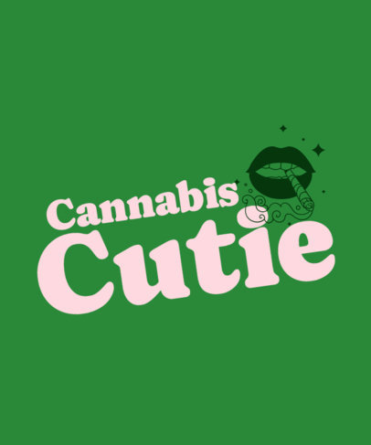T-Shirt Design Maker to Celebrate 420 Featuring a Stoner Girls Theme