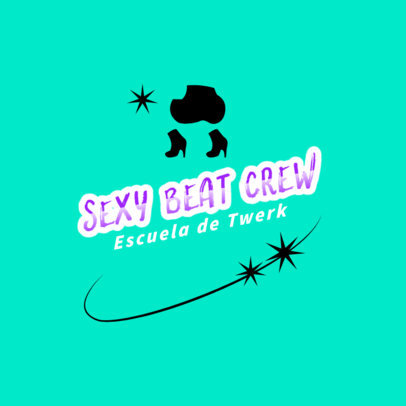 Online Logo Creator for a Twerking Academy