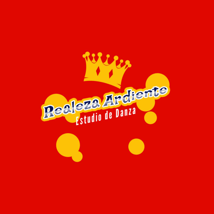 Dance Studio Logo Generator Featuring an Illustrated Crown
