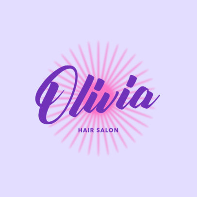 Logo Maker for a Hair Salon With a Trendy Aesthetic