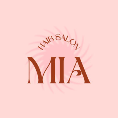 Logo Creator for a Modern Hair Salon