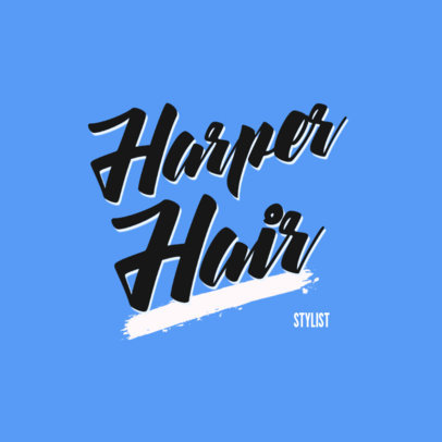 Beauty Salon Logo Creator for a Hairstylist
