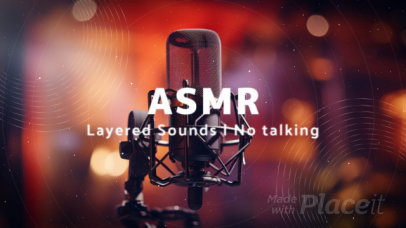 Intro Video Creator for an ASMR-Themed Channel