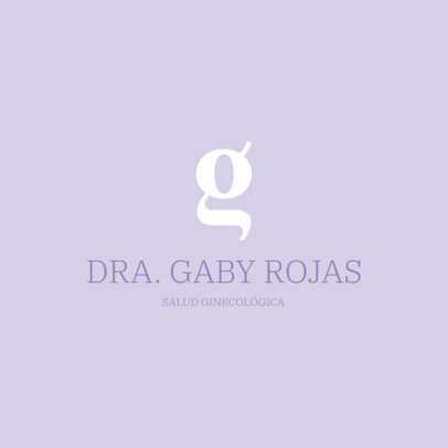 Professional Logo Template for a Gynecologist Clinic