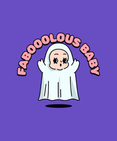 T-Shirt Design Maker Featuring a Cute Doll Graphic and a Quote