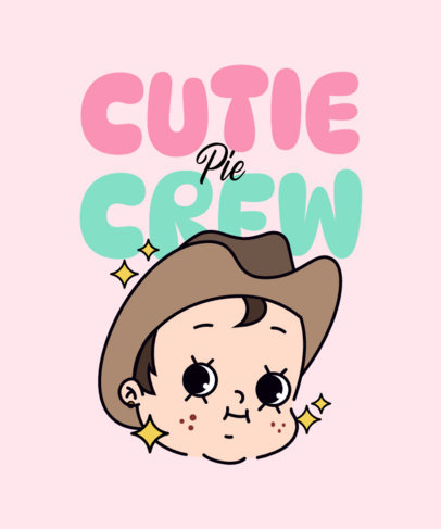 Illustrated T-Shirt Design Generator With a Cute Dolls-Inspired Theme