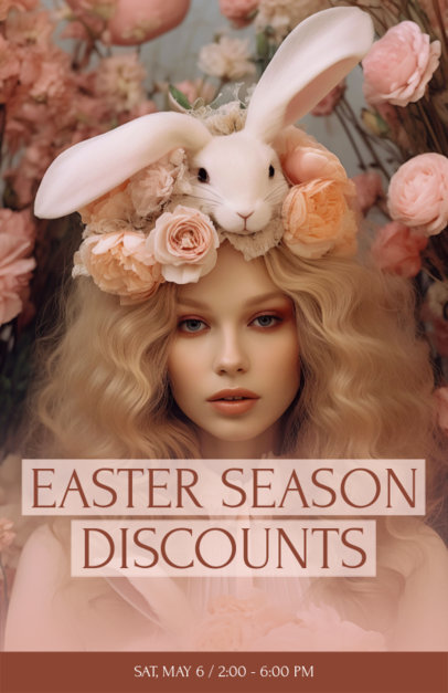 AI-Generated Flyer Design Creator to Promote Easter Special Deals