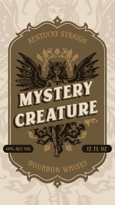 Front Label Maker for a Bourbon Whisky Brand