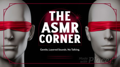 Intro Video Generator with Animated Text for an ASMR-Themed Channel 