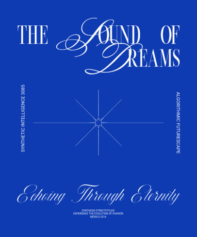 T-Shirt Design Maker with a Modern Layout Featuring a Cool Quote in Contrasting Fonts