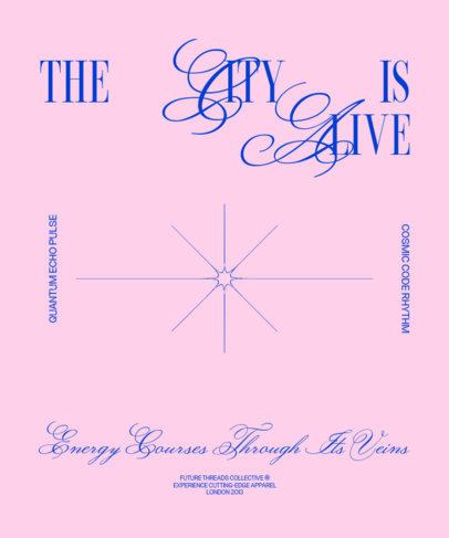 T-Shirt Design Generator Featuring a Phrase in Different Typographies