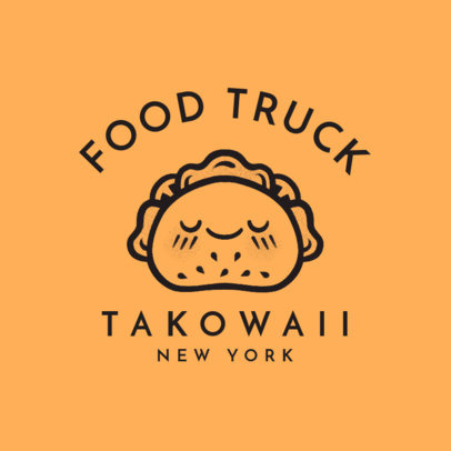 Food Truck Logo Maker with Food Icons