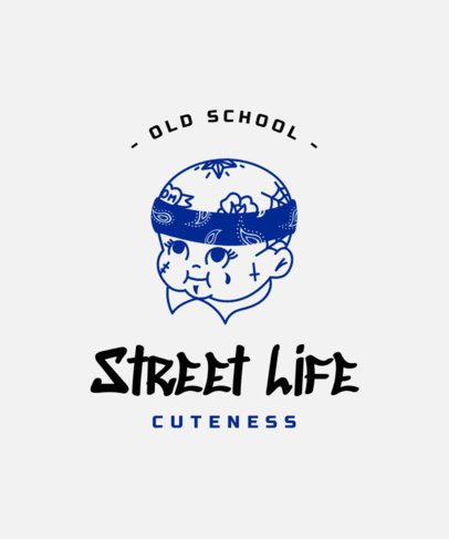 Cute T-Shirt Design Creator Featuring a Baby Doll Inspired by Kewpie