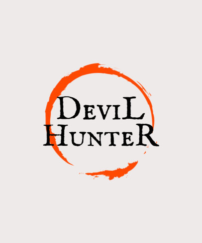 Typographic T-Shirt Design Maker Featuring an Anime Title-Inspired Layout