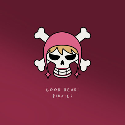One Piece-Inspired Logo Maker Featuring a Pirate Theme 6388d