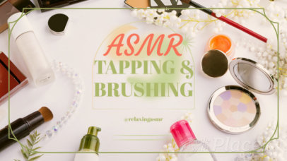 Intro Video Creator for a Beauty Brushes ASMR Content