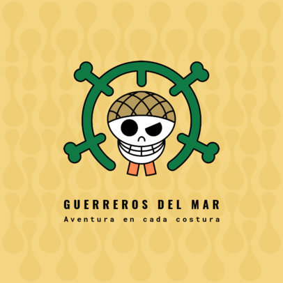 Logo Generator Featuring a One Piece-Inspired Theme for a Clothing Shop 6389i