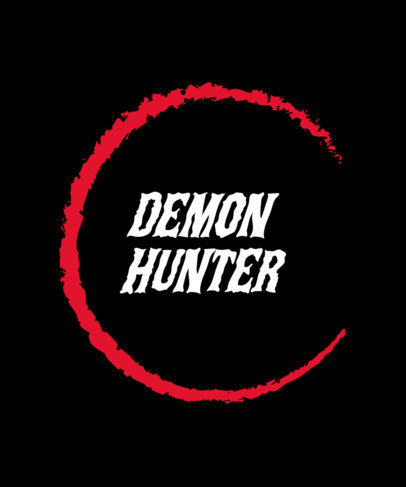 T-Shirt Design Generator Inspired by a Horror Anime TV Show