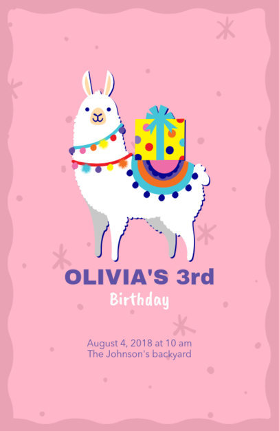 Online Flyer Maker for Kids Birthday Party