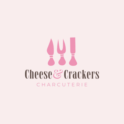 Charcuterie Logo Maker for a Catering Service