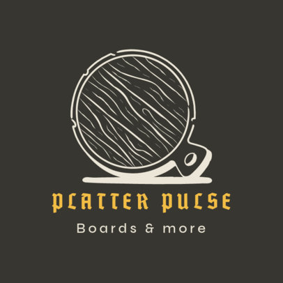 Logo Generator for a Charcuterie Catering Service with a Board Graphic