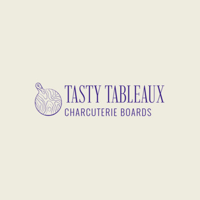 Brand Logo Template for a Charcuterie Boards Service