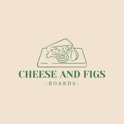 Logo Maker for Fine Cheese Board Catering Services