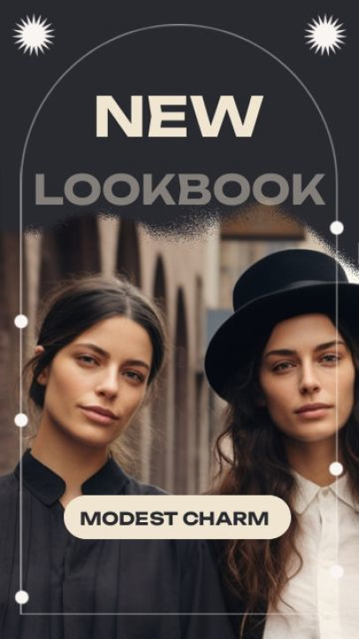 Instagram Story Video Creator for a Modest Fashion Lookbook 7859