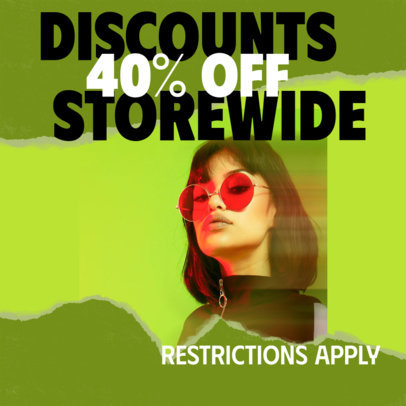 Instagram Post Generator With a Modern Aesthetic to Promote Discount Deals 6361b