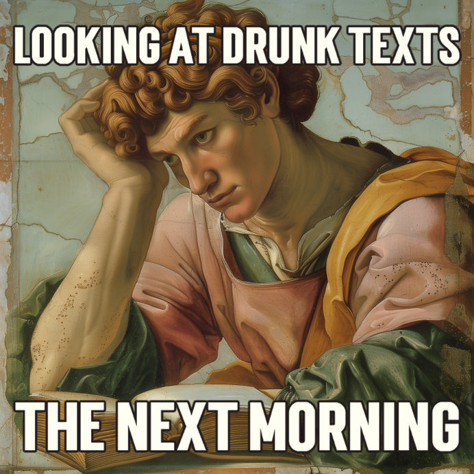 Placeit - Meme-Inspired Instagram Post Maker with a Classic Painting of ...