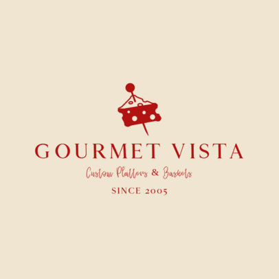 Logo Template for a Gourmet Cheese Board Service