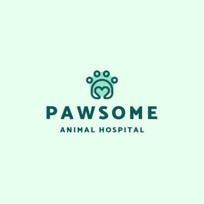 Logo Template for a Pet Medical Center