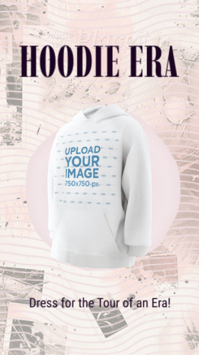 Pullover Hoodie Video Inspired by the Eras Tour
