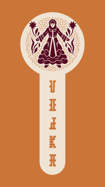 Organic Sticker Creator for an Artisanal Alcoholic Drink 6408f