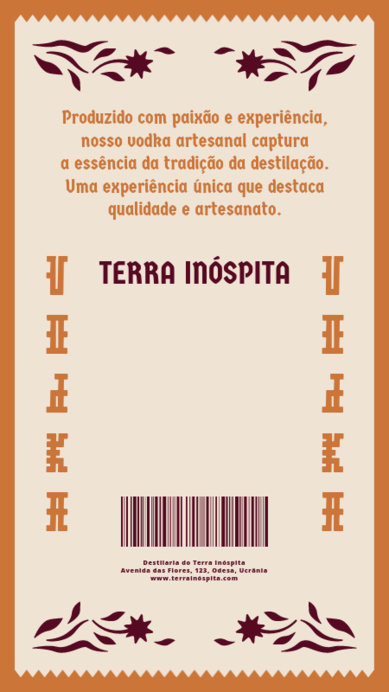 Placeit - Organic Back Label Creator for an Artisanal Alcoholic Drink