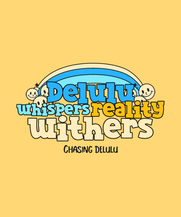 Placeit - T-Shirt Design Creator With a Colorful Theme and a Delusion ...