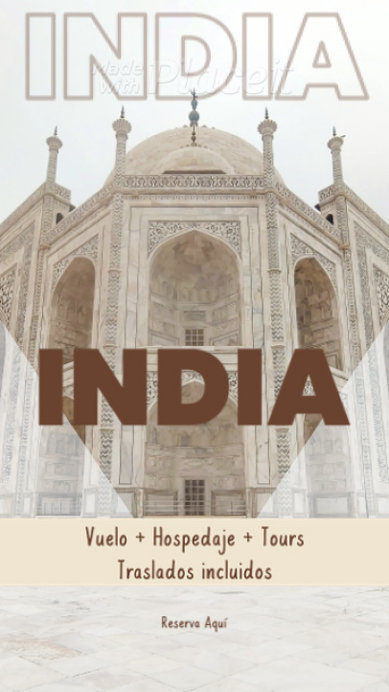 Instagram Story Video Generator for a Travel Agency Featuring an Ad for an India Trip