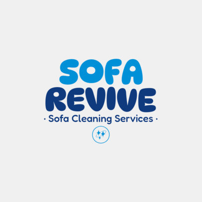 Business Logo Maker for a Sofa Cleaning Service